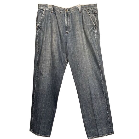 Island  soft denim pants size 42 - Picture 3 of 14